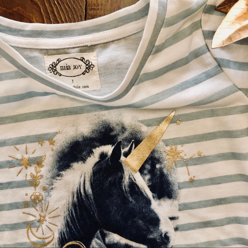 {Joyfolie} unicorn tee - Picture 3 of 4